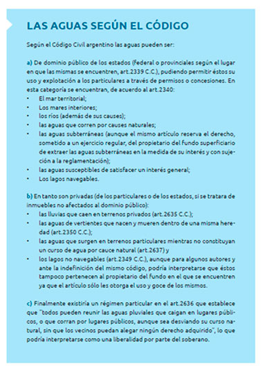 Régimen Jurídico del agua