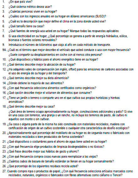 Huella Ecológica 