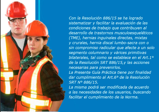 Resolución SRT N° 886/15)